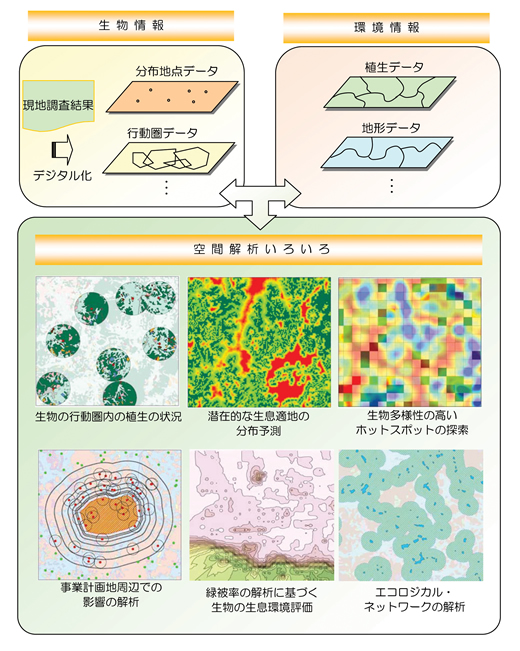 さまざまな自然環境GIS解析